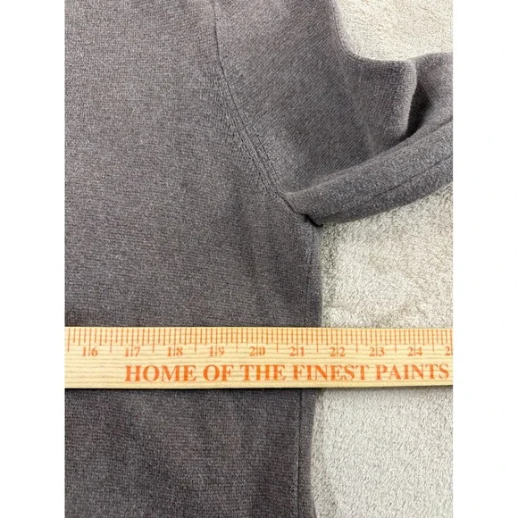 Quince Open Cardigan Women size Large Brown three-quarter sleeves Brown - Picture 5 of 7